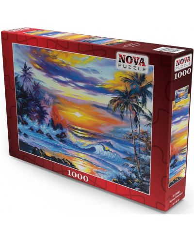 Παζλ Nova puzzle από 1000 κομμάτια - Ηλιοβασίλεμα - 1